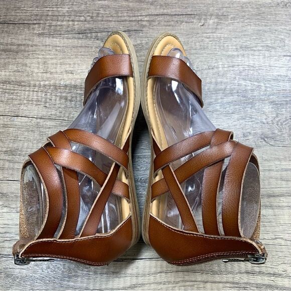 Blowfish Malibu~Girl’s~Brown Strappy Gladiator Sandals~Size 5 - Picture 7 of 9